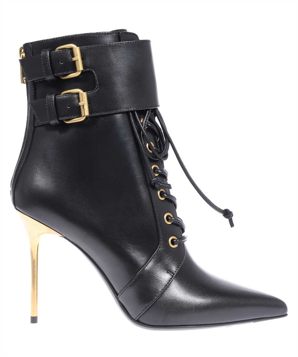 Leather ankle boots