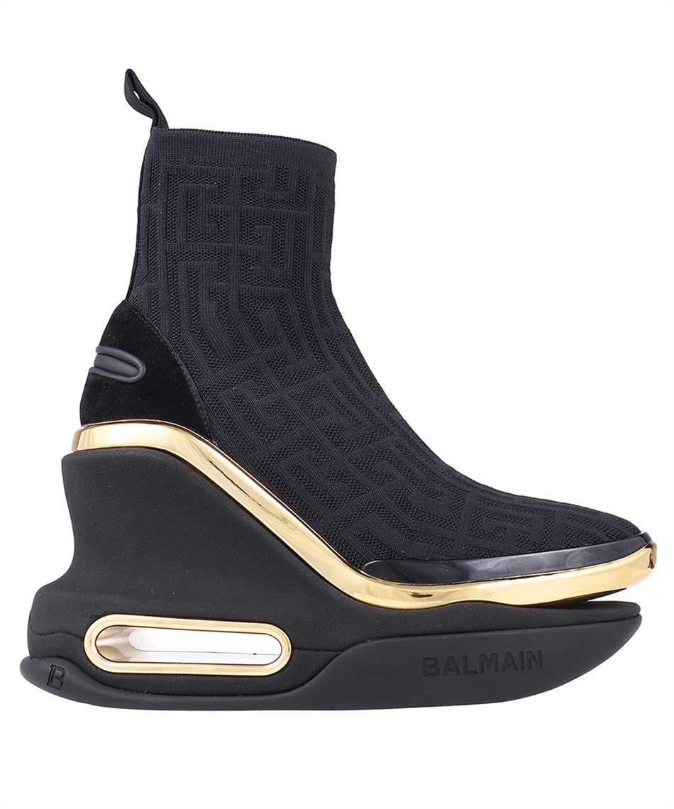 High-top fabric sneakers