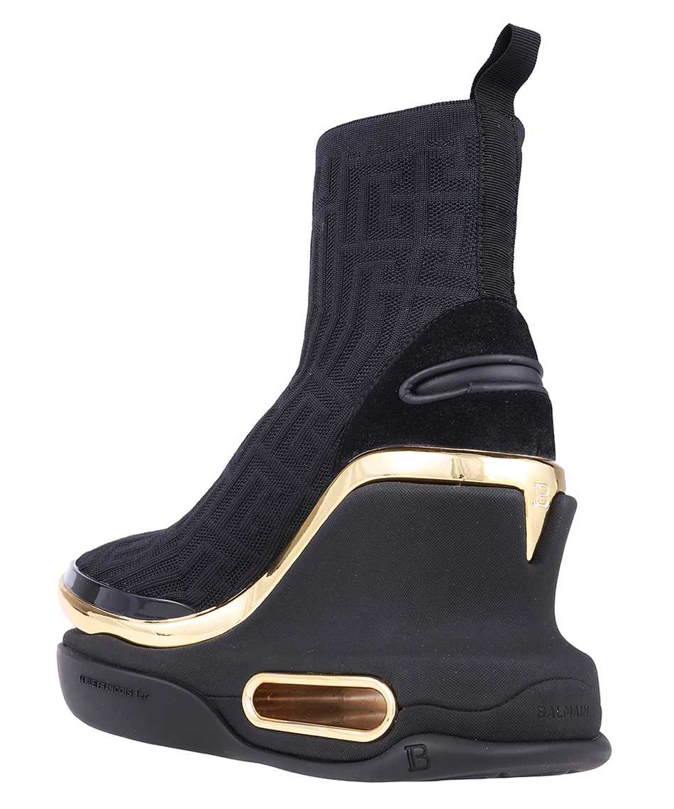 High-top fabric sneakers