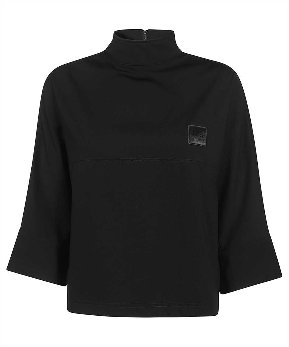 Stand-up collar sweatshirt