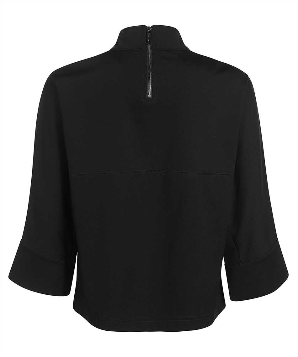 Stand-up collar sweatshirt