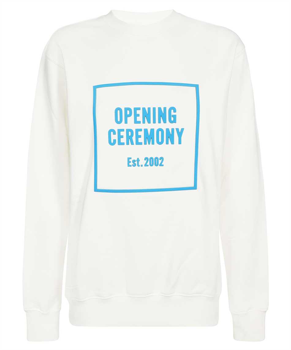 Printed crew-neck sweatshirt