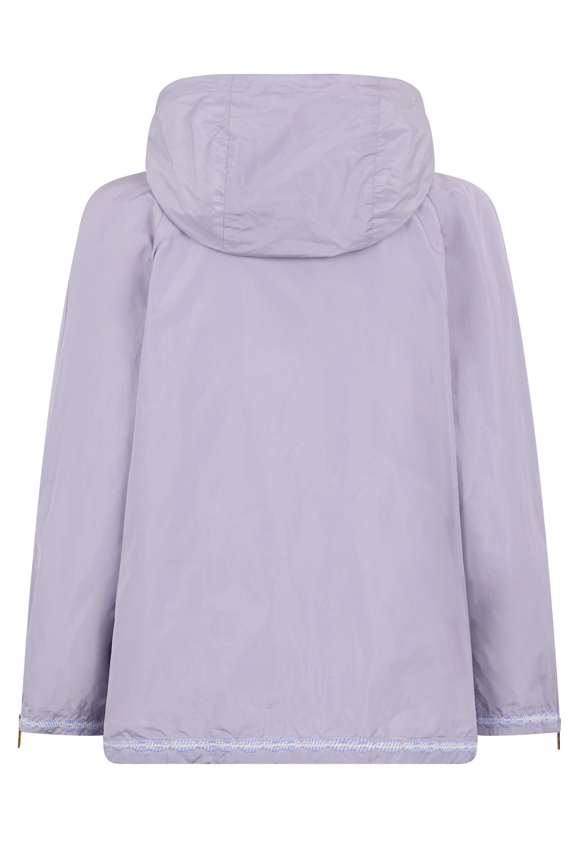 Light purple jacket with elegant hood
