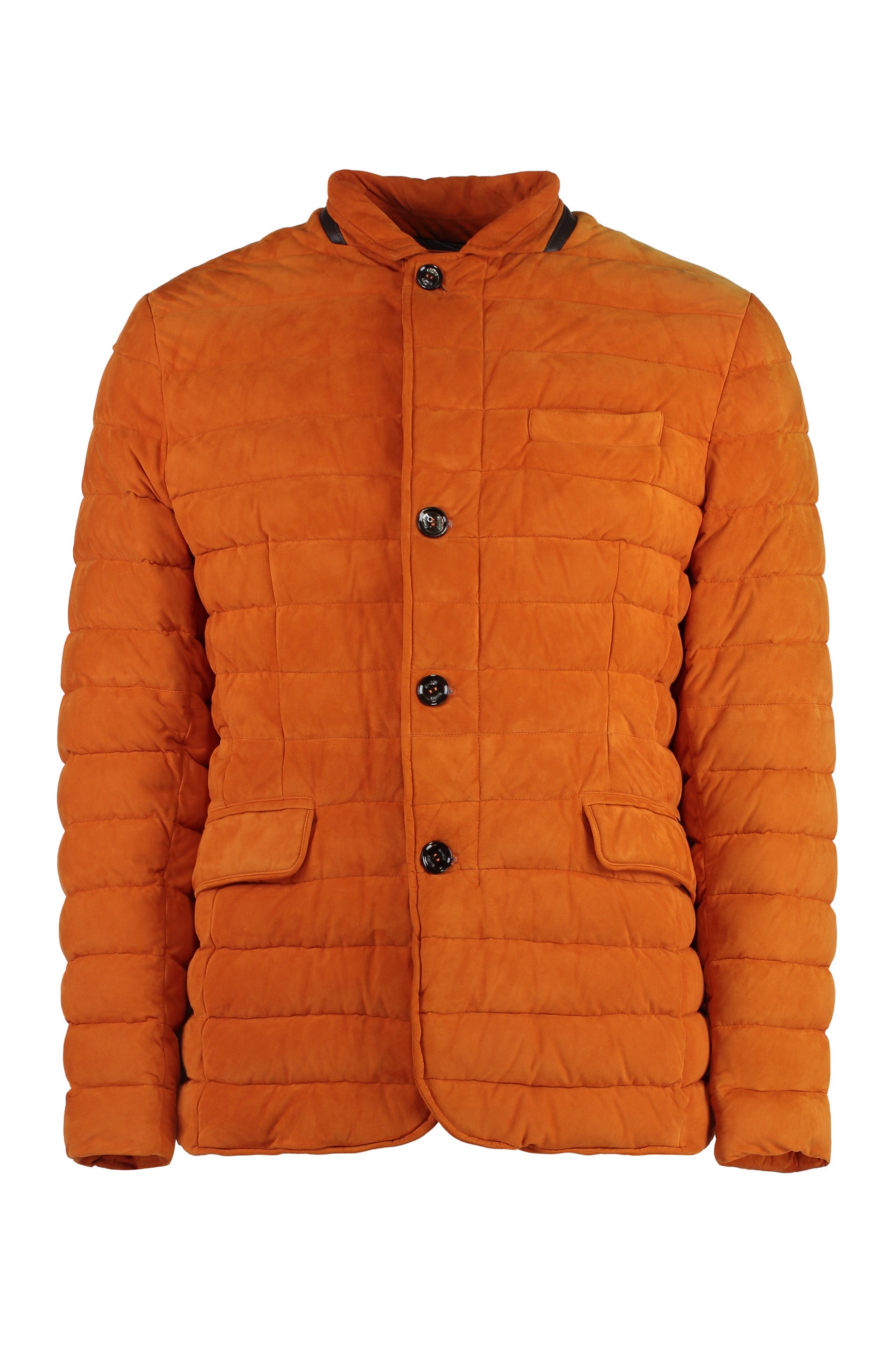 Zavyer leather padded jacket