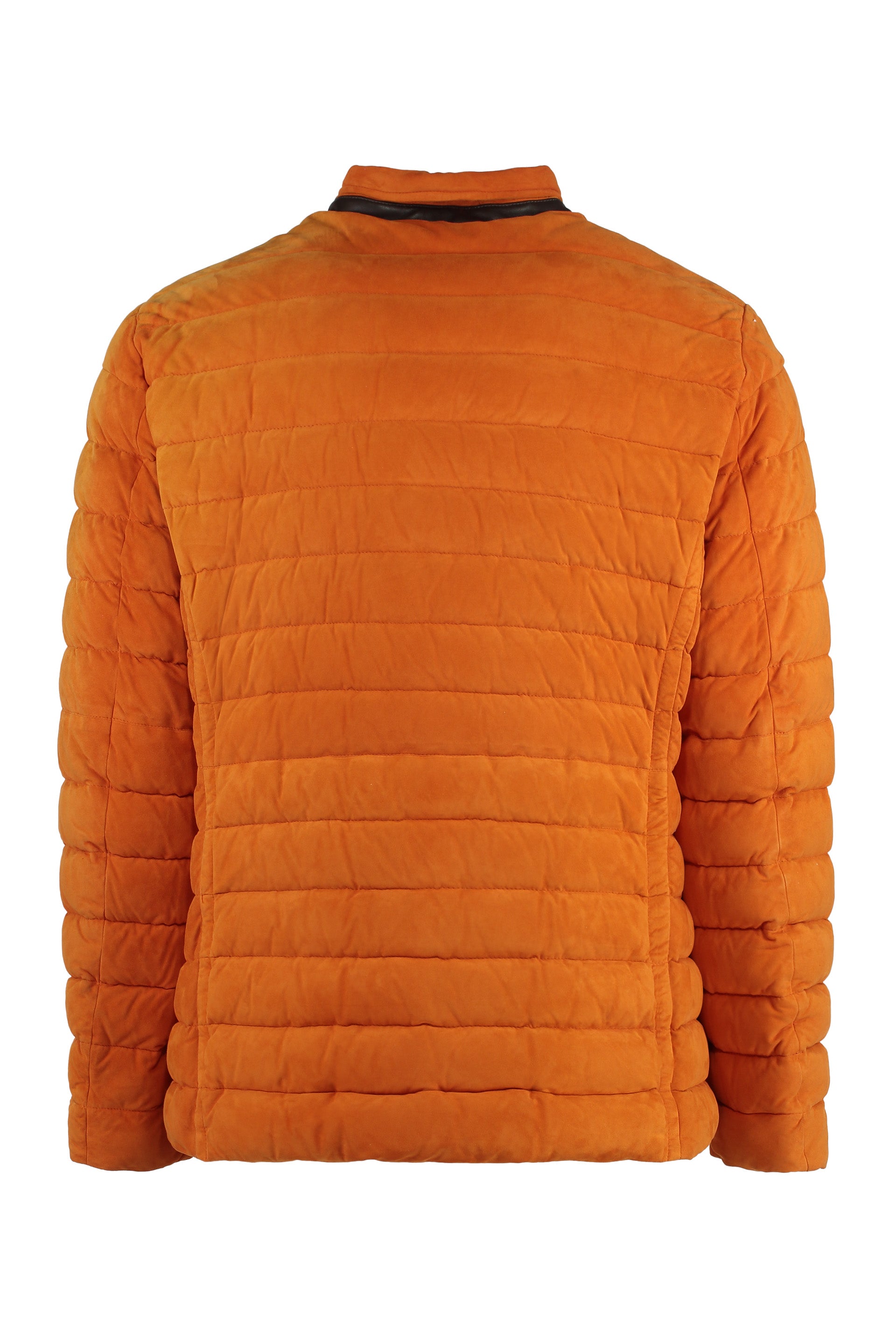 Zavyer leather padded jacket