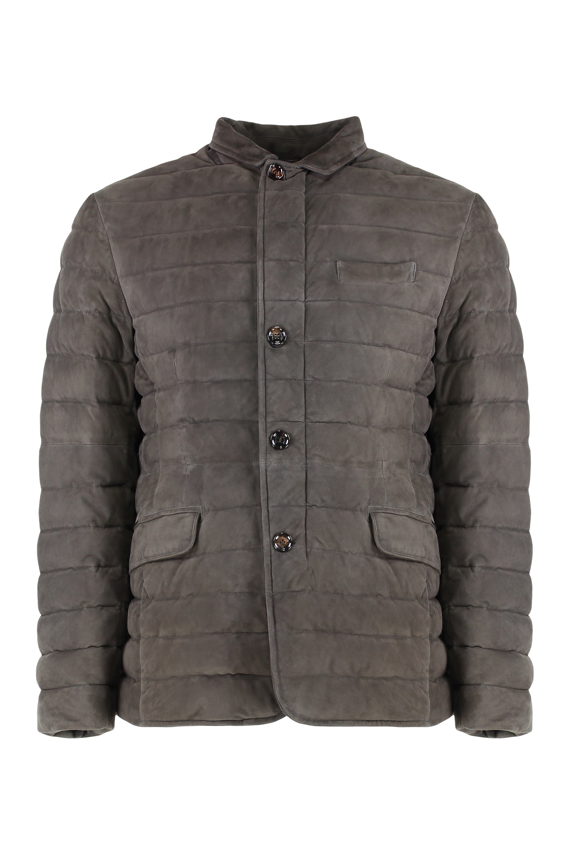 Zavyer leather padded jacket