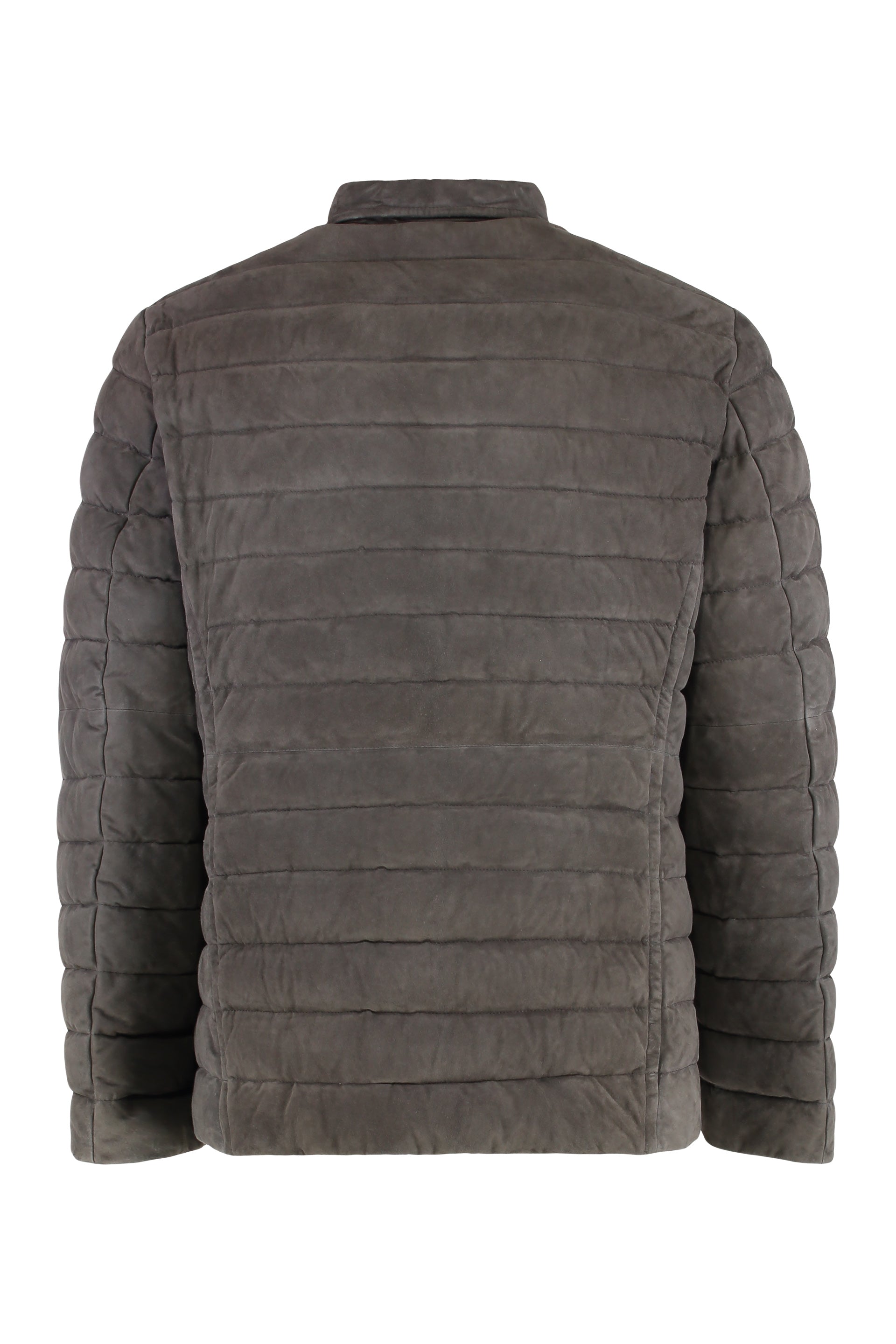 Zavyer leather padded jacket
