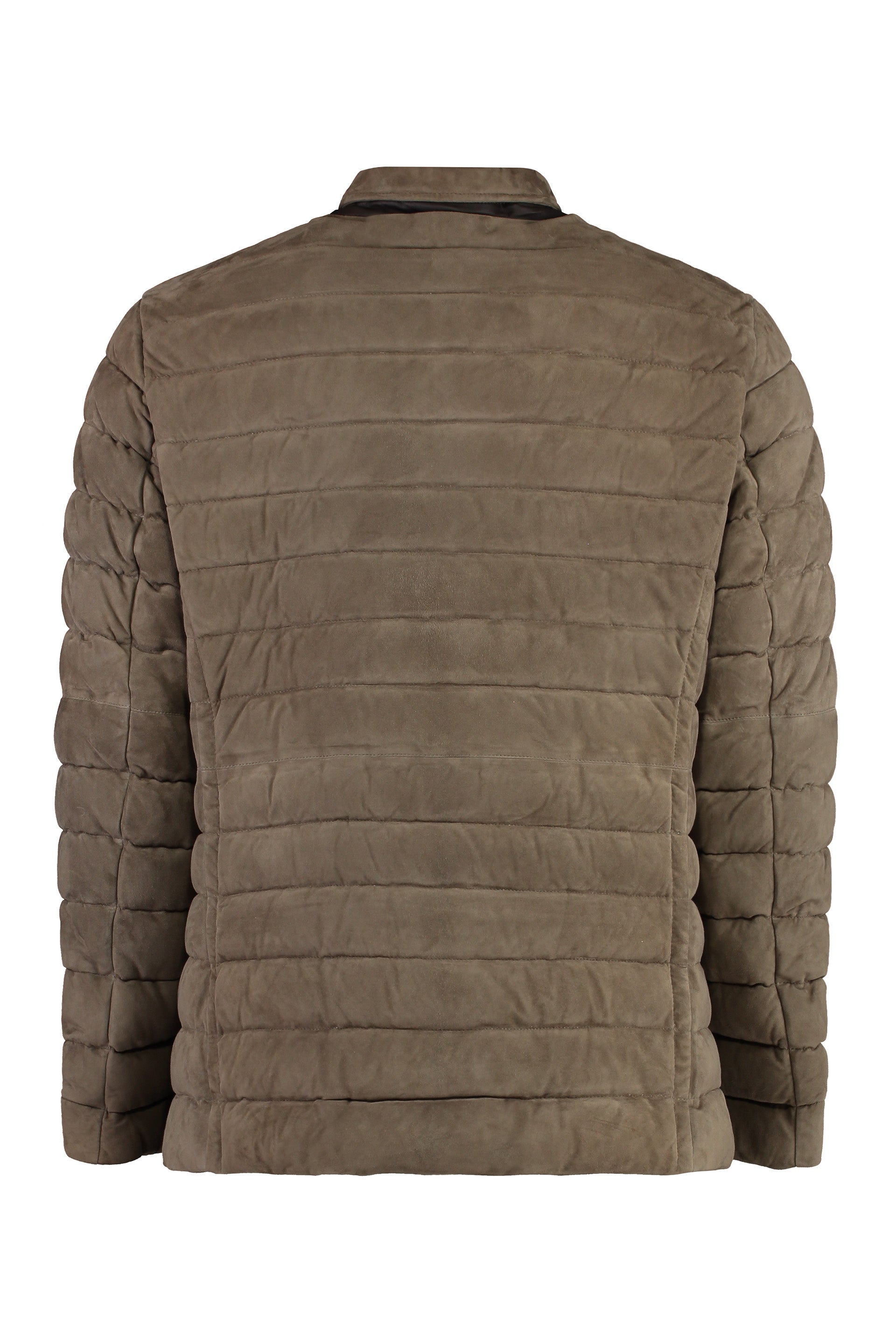 Zavyer leather padded jacket