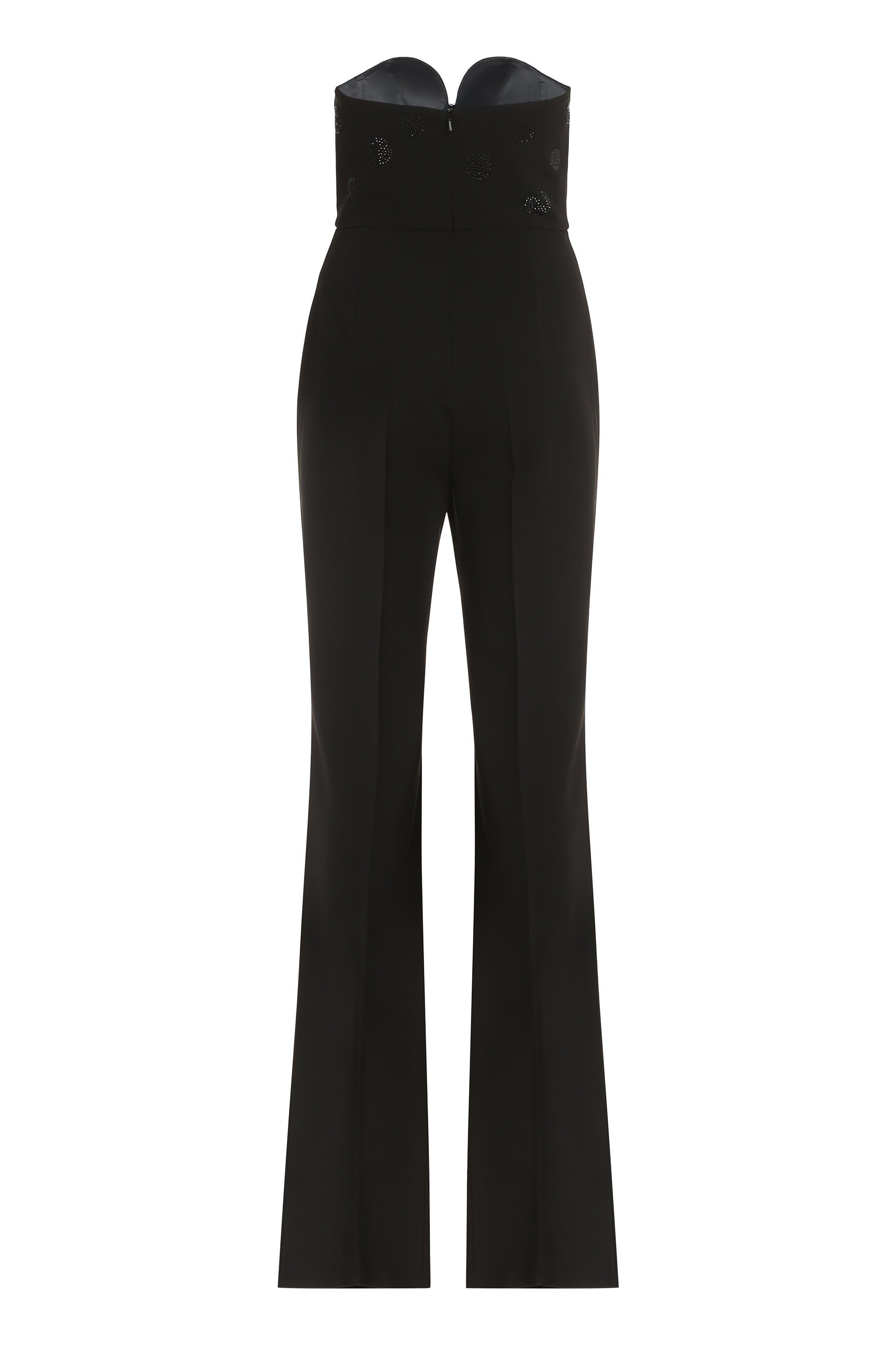 Zeda belted cady jumpsuit