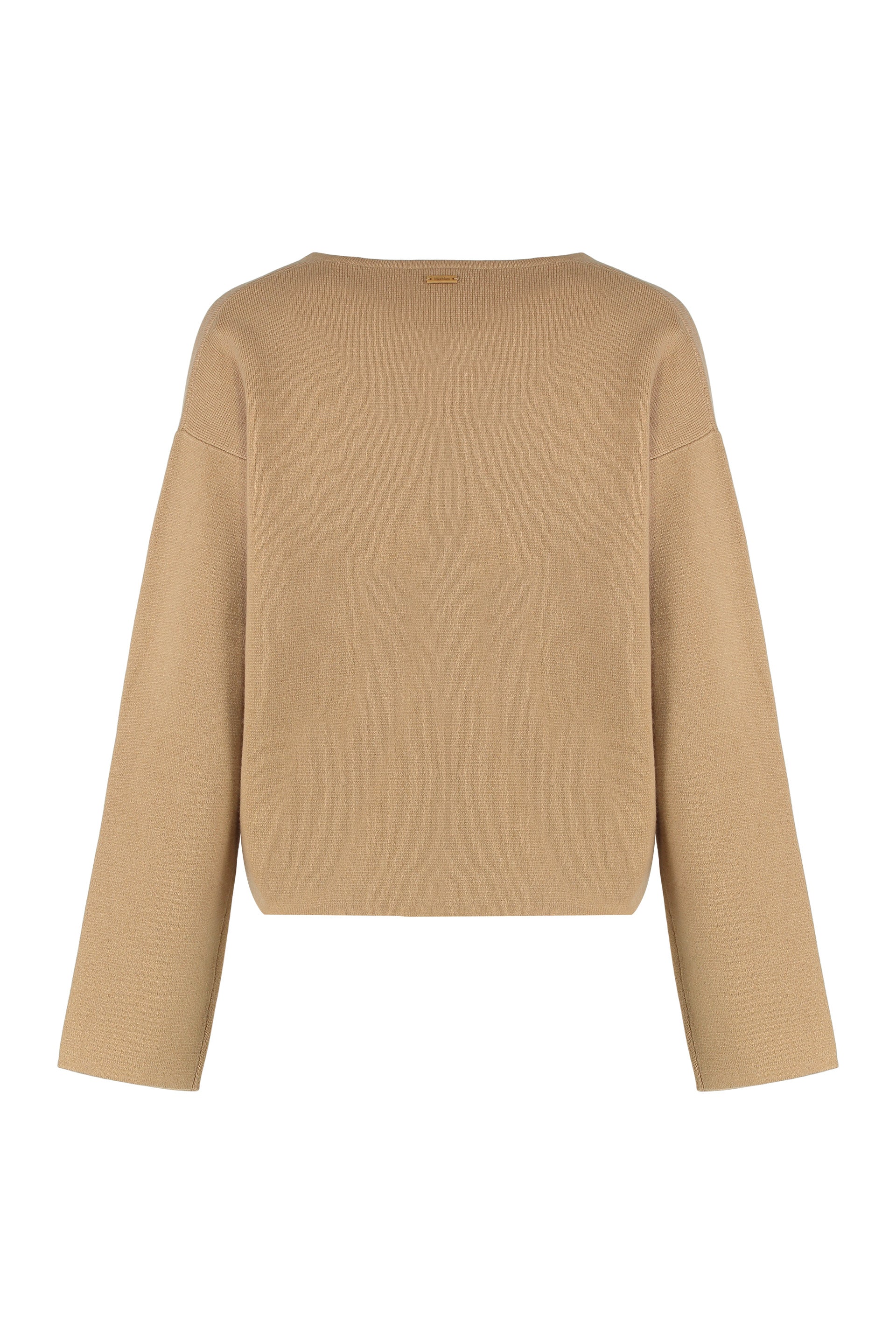 Beige Zibello pull in wool and cashmere