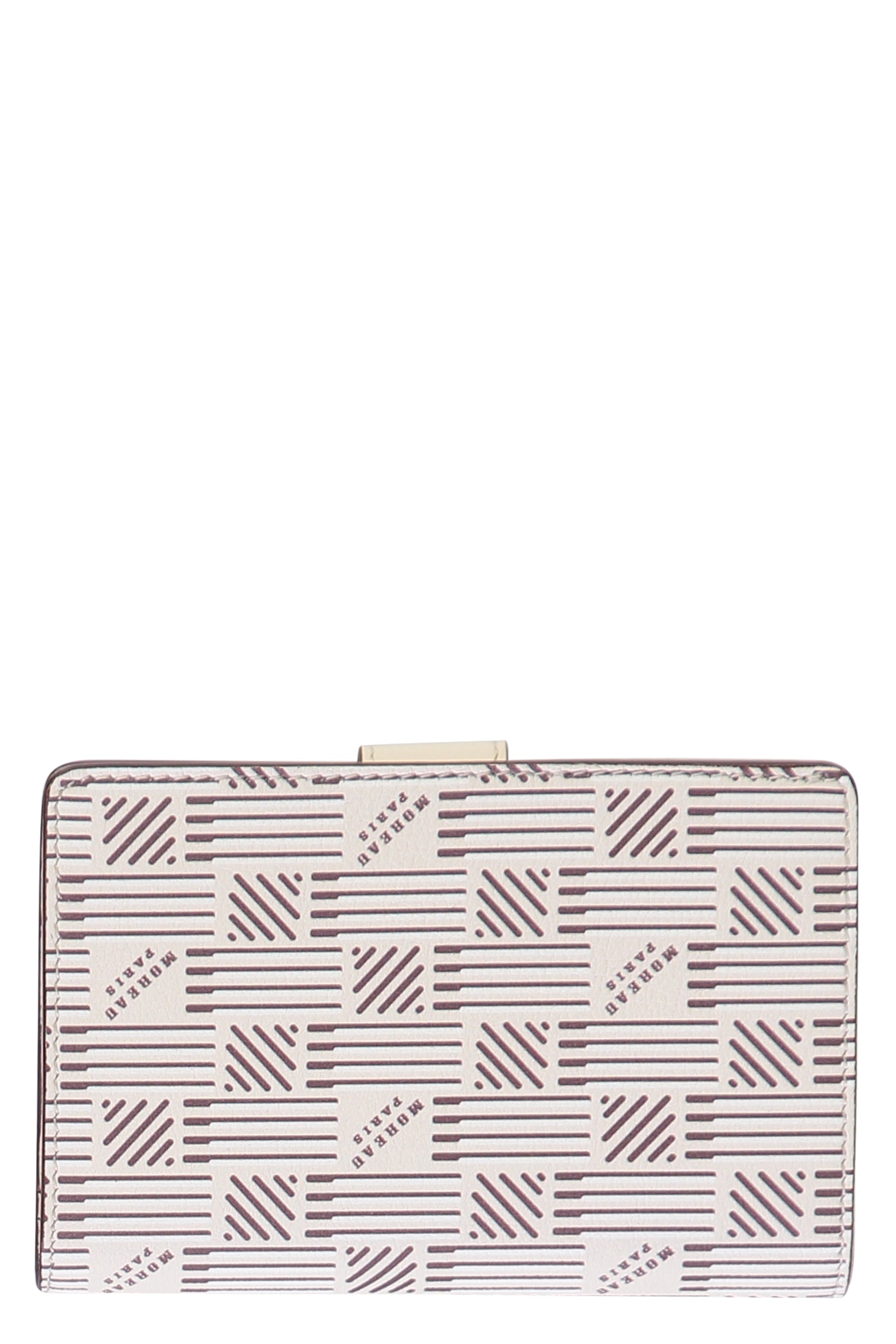 Zippy logo print flap-over wallet