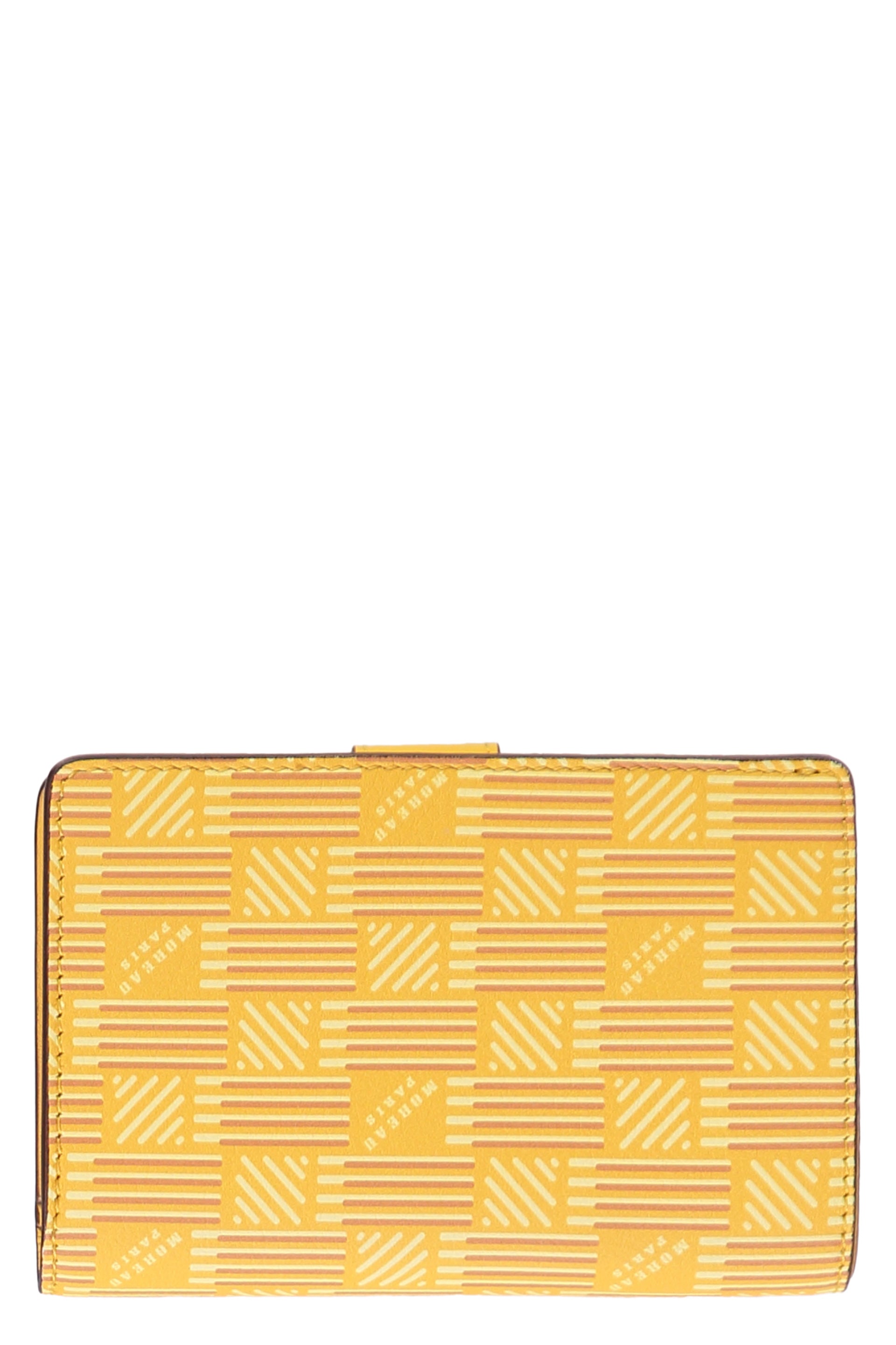 Zippy logo print flap-over wallet