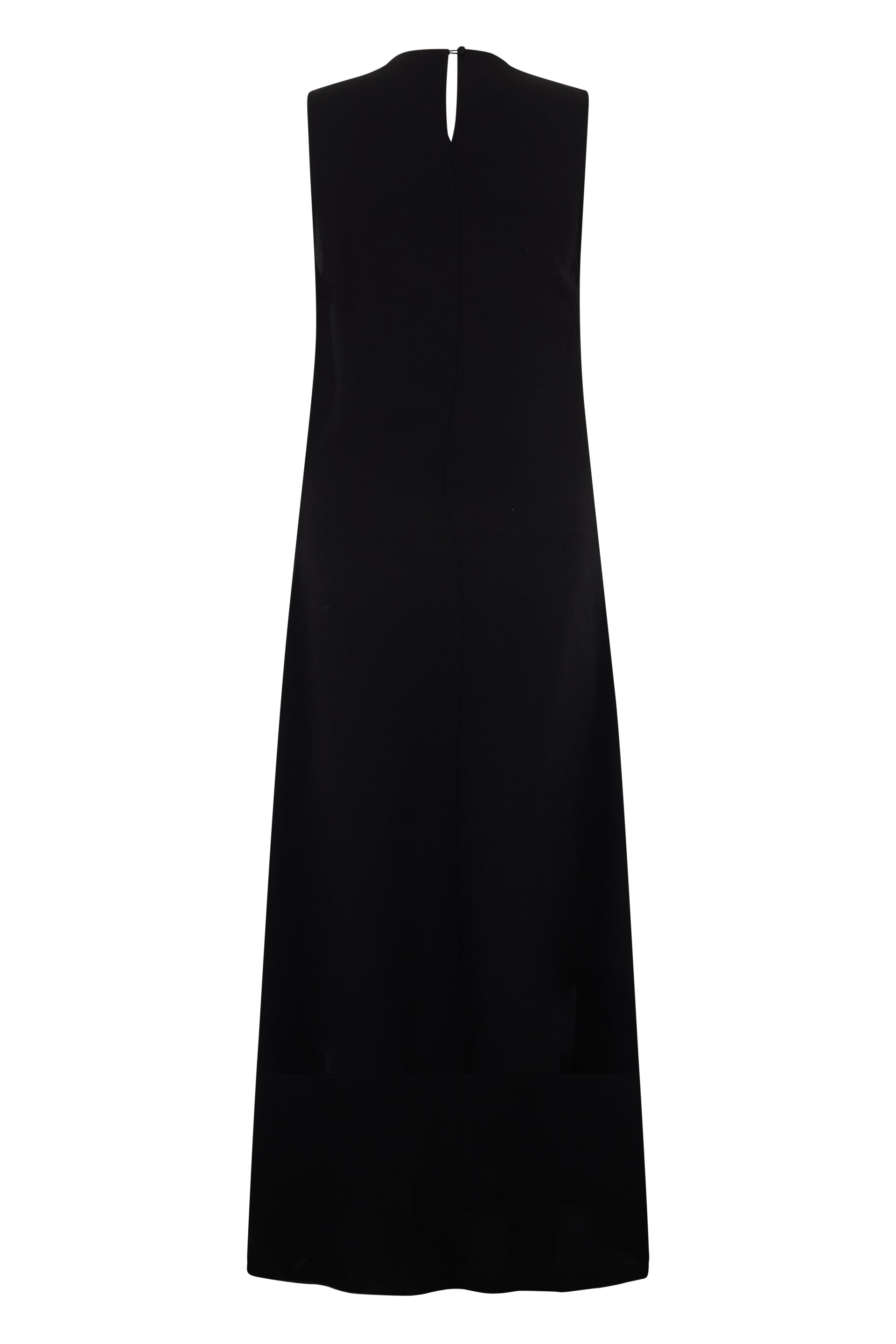 Elegant long black dress for any occasion.